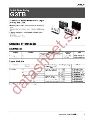 G3TB-ODX03PM-US-DC4-24 datasheet  